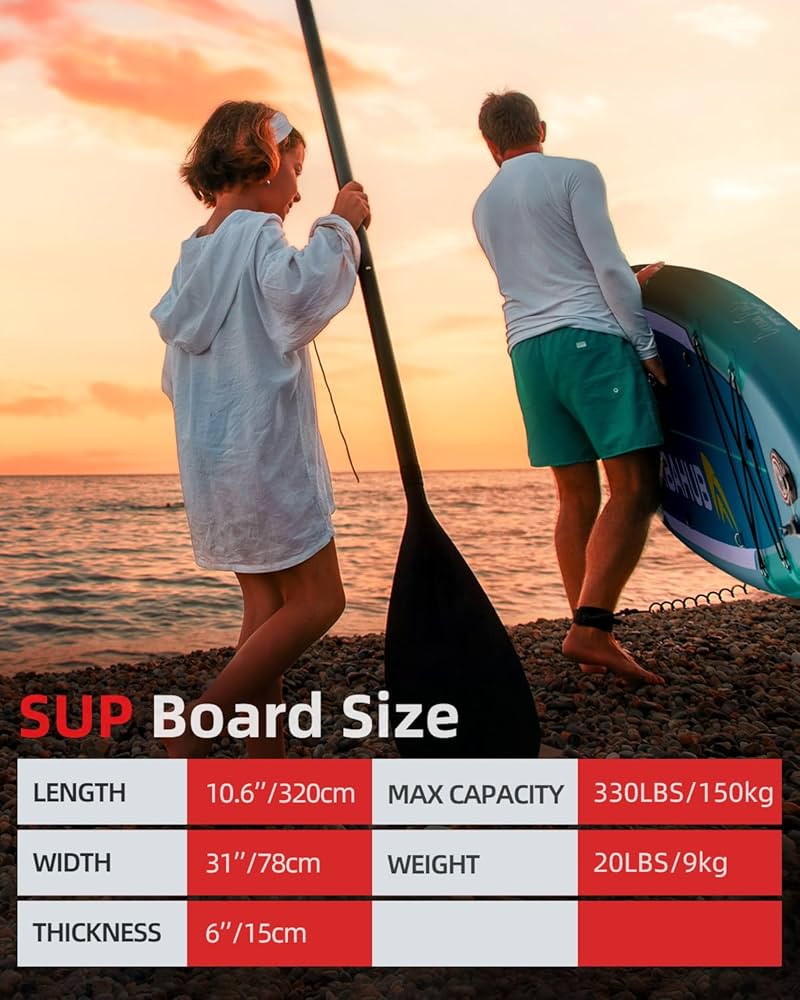 Amazon | Abahub sup ボード スタンドアップ パドルボード、長